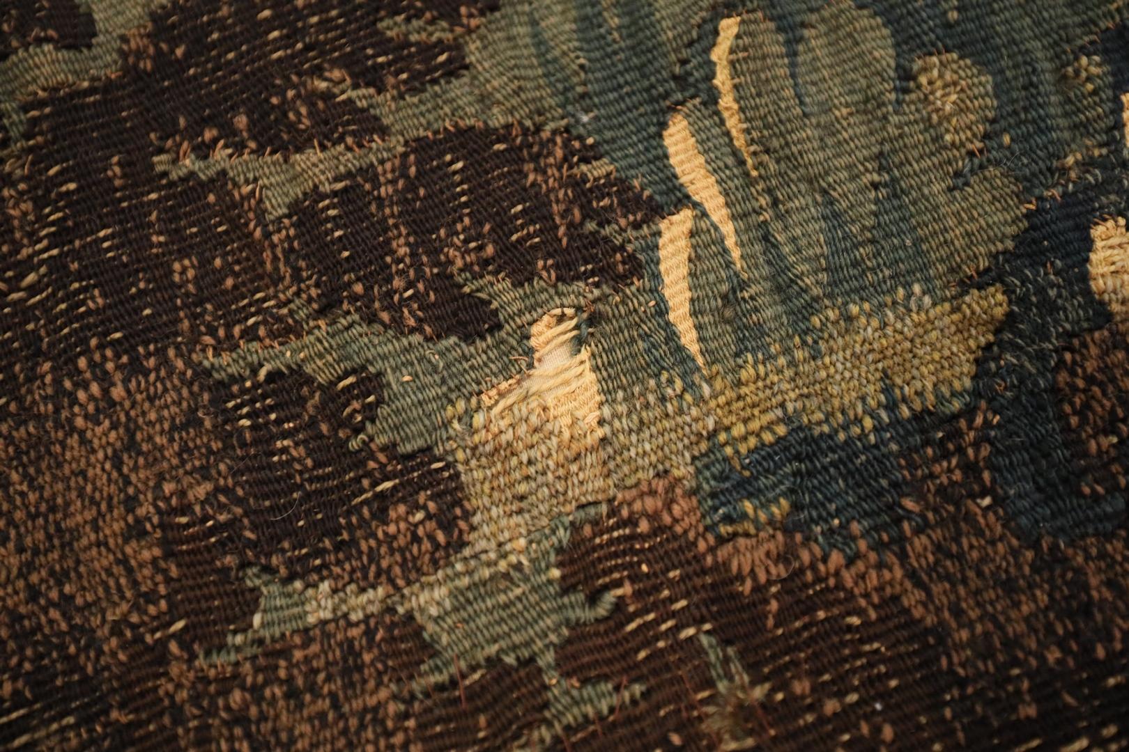 Französischer Wandteppich aus dem 18. Jahrhundert, Mutter-Tochter-Familie, 8'5