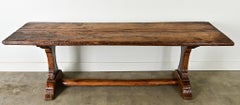 French 18th Century Trestle Base Dining Table