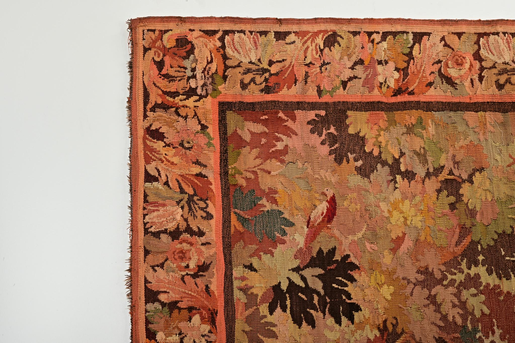 Französischer Verdure-Wandteppich aus dem 18. im Angebot 7