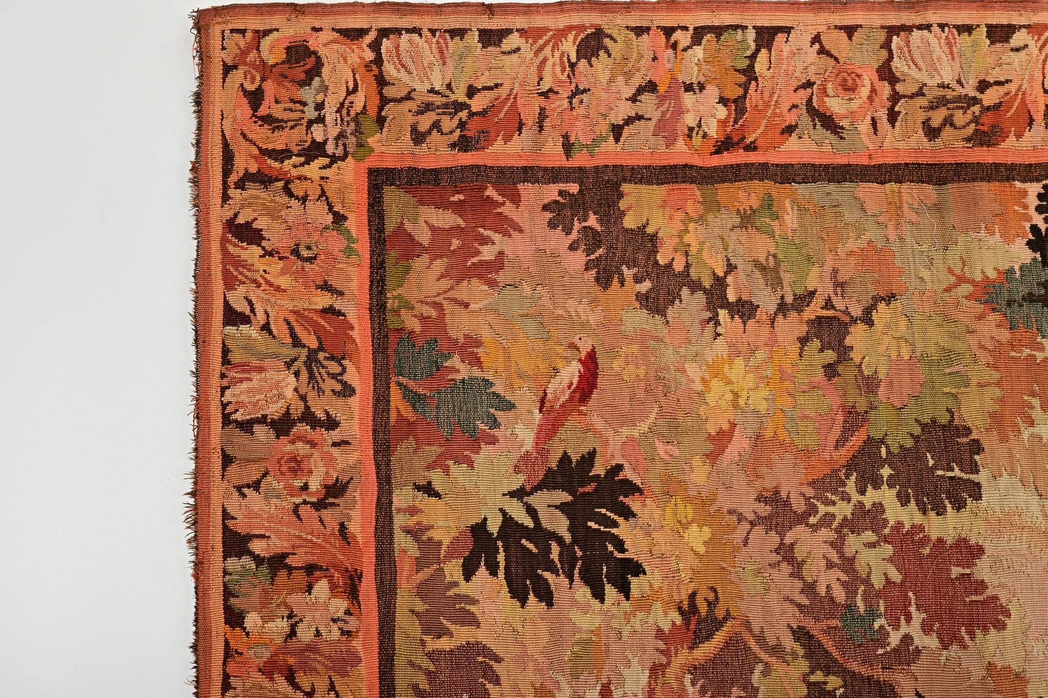 Französischer Verdure-Wandteppich aus dem 18. (Sonstiges) im Angebot