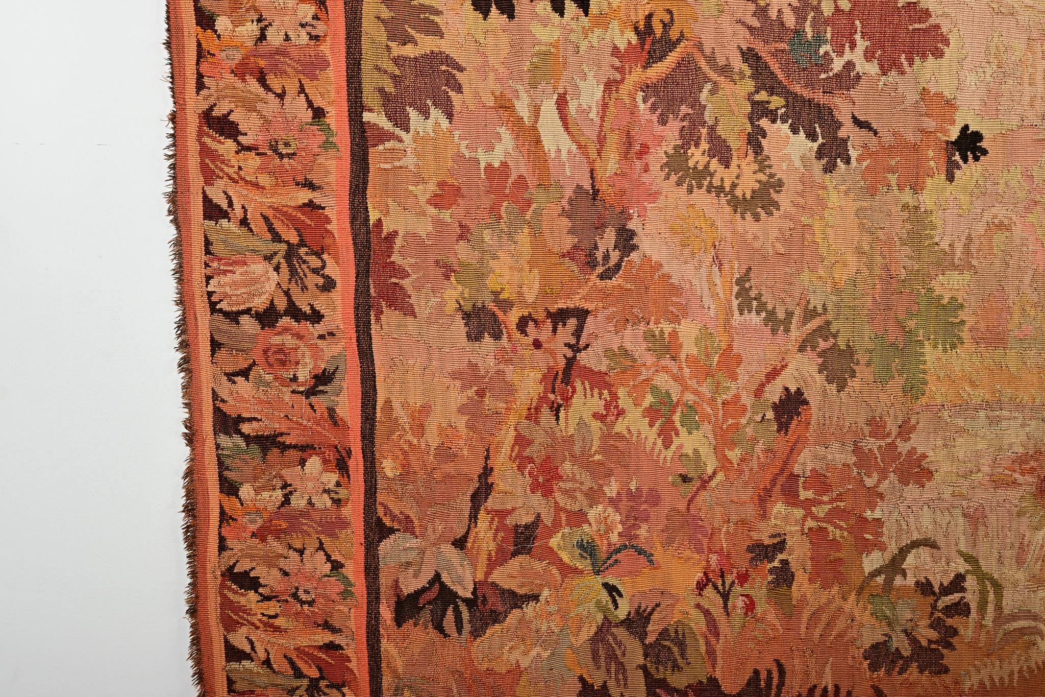 Französischer Verdure-Wandteppich aus dem 18. (Gewebt) im Angebot