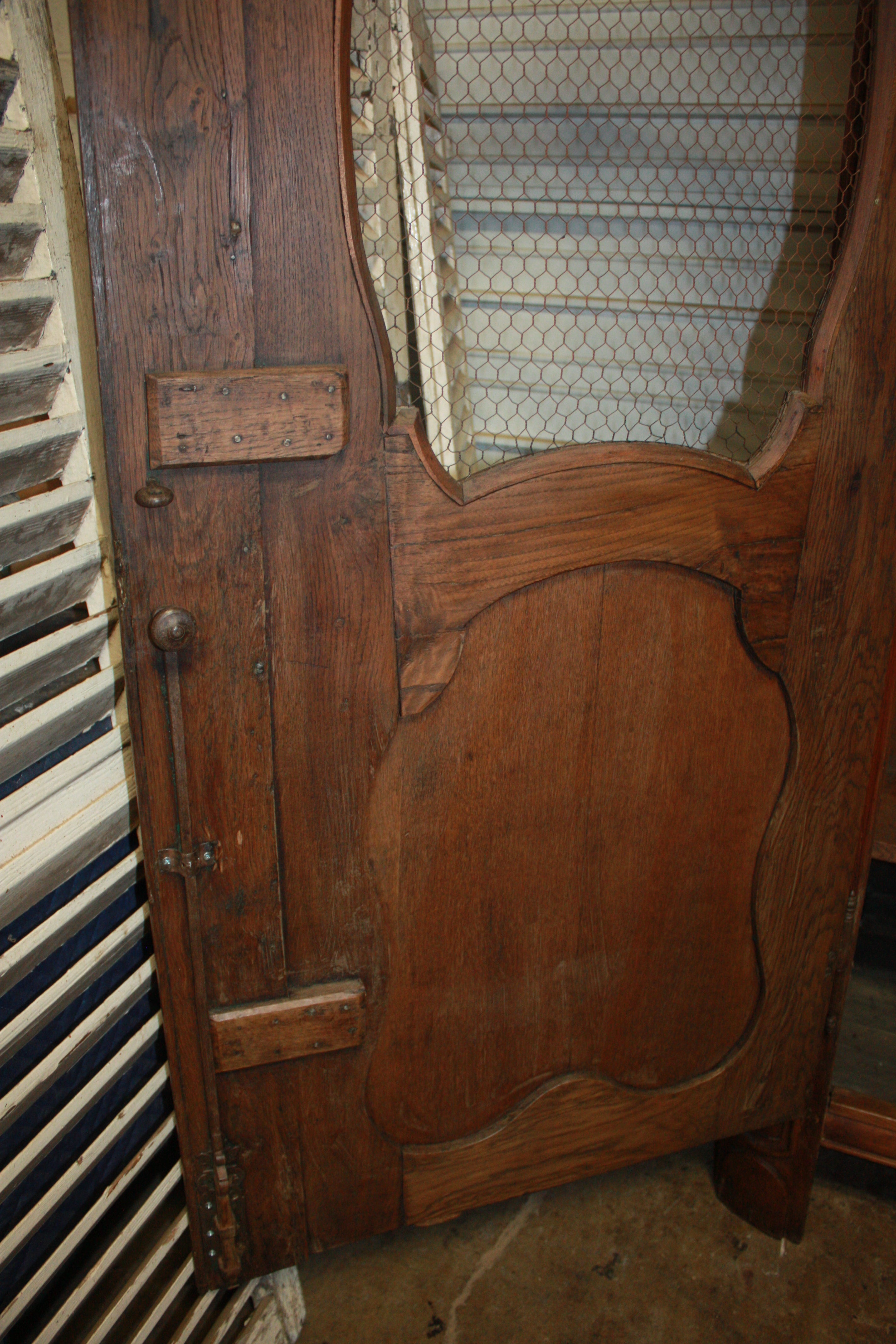 Oak French 18th Century Vitrine or bookcase For Sale