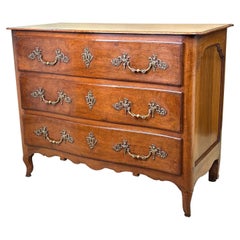 French 18th Century Walnut Commode Chest