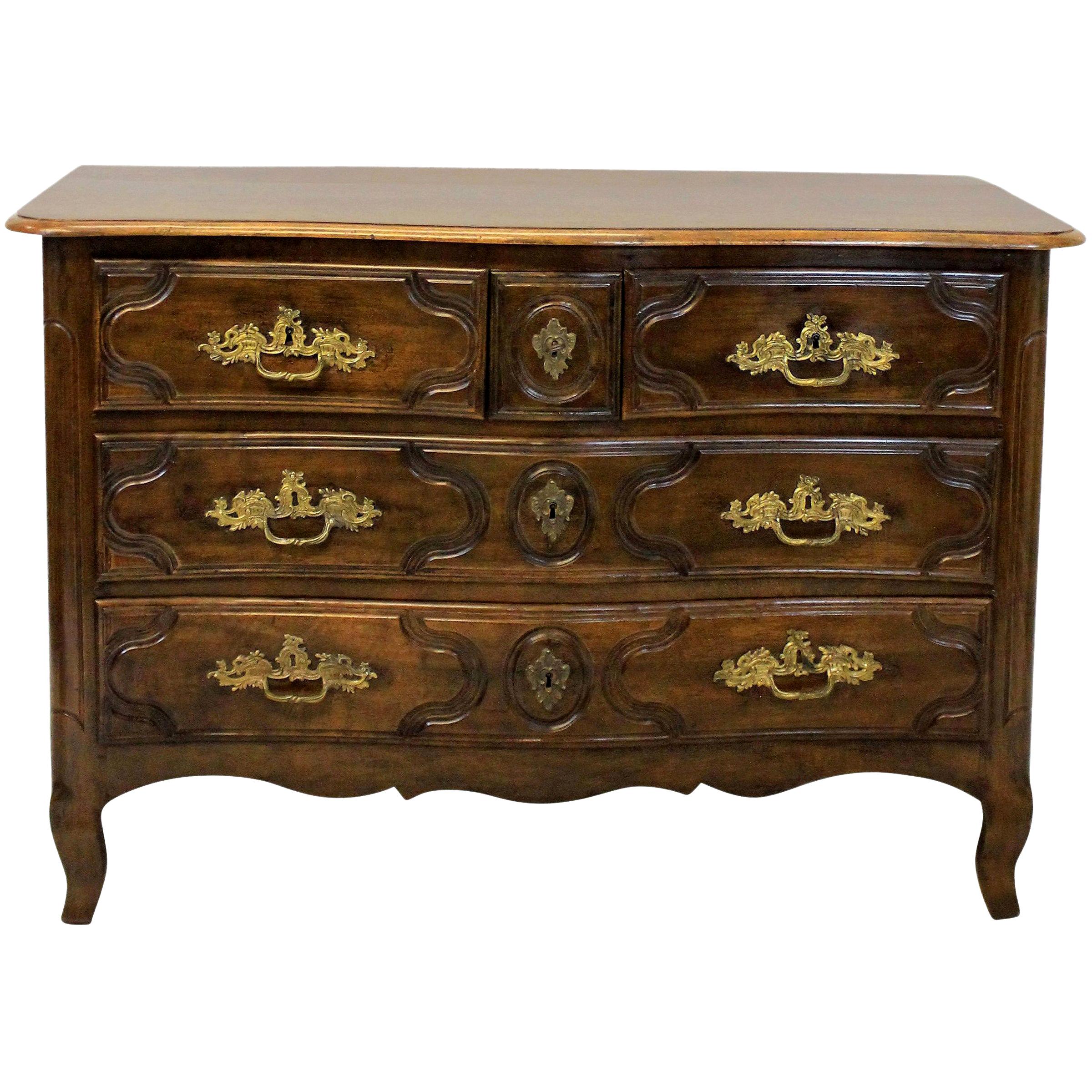 French 18th Century Walnut Commode