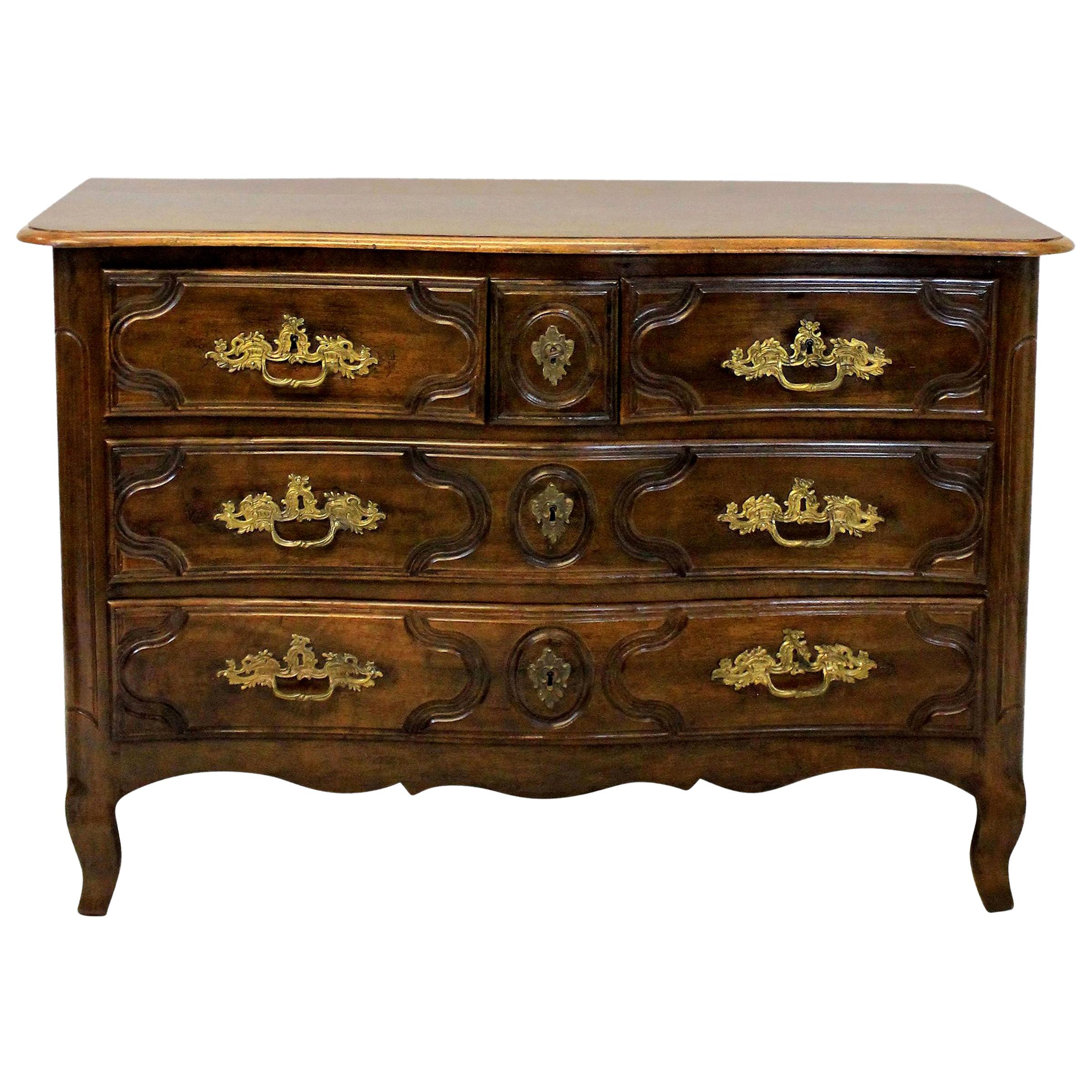 French 18th Century Walnut Commode