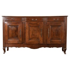 French 18th Century Walnut Enfilade from Burgundy