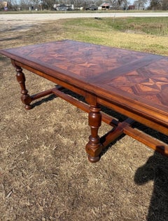 French 18th Century Walnut Farm Table or Monastery Dining Table
