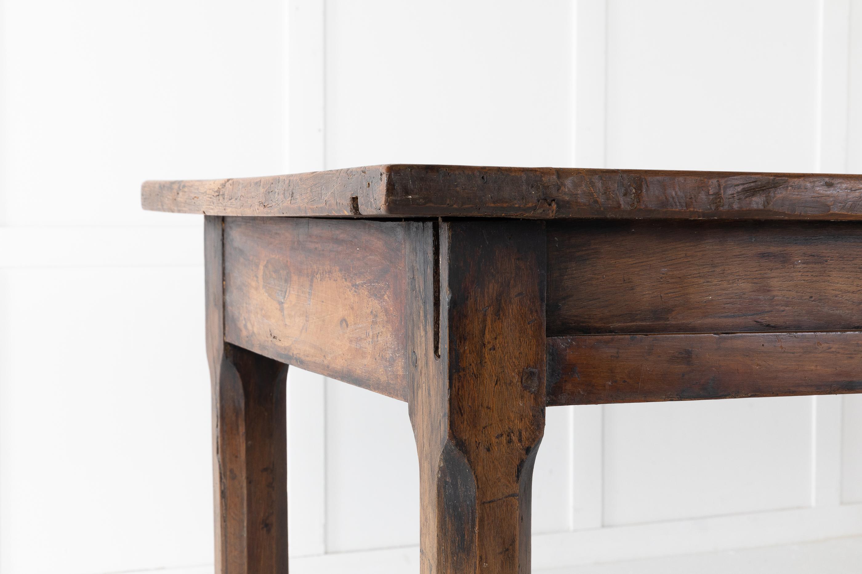 18th Century and Earlier French 18th Century Walnut Farmhouse Table