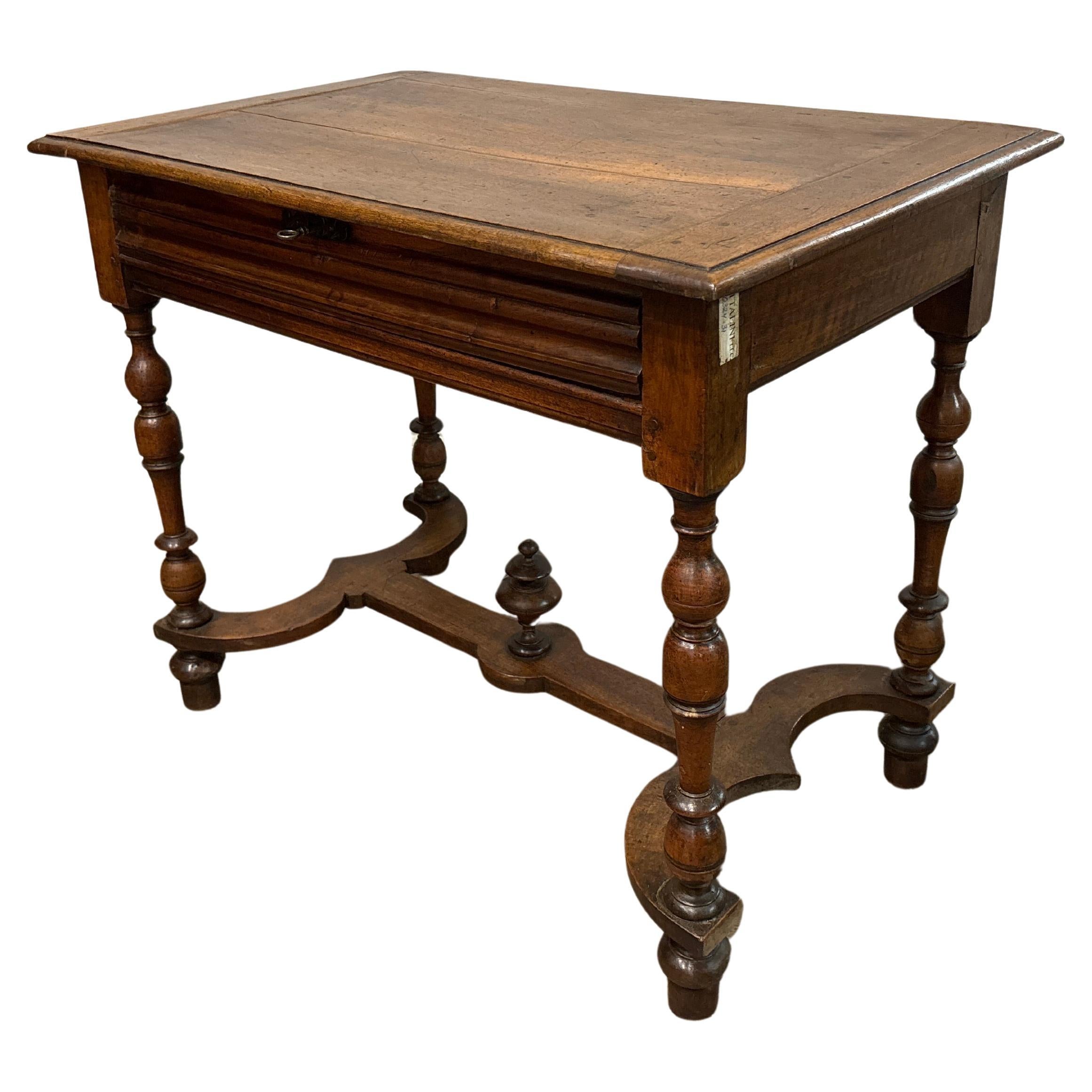 Walnut French 18th Century Writing Table For Sale