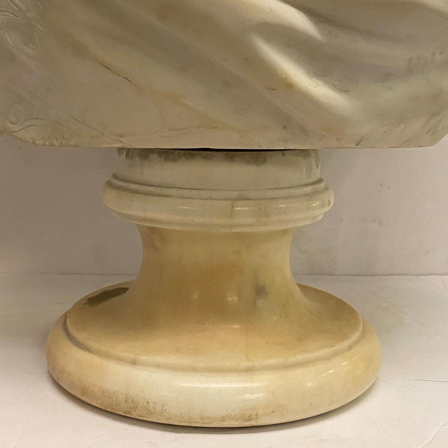 French 19th Century Marie Antoinette Marble Bust 3
