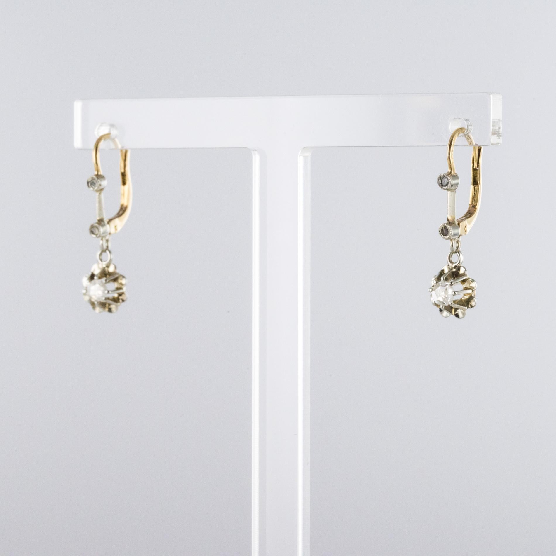 bell 22k gold earrings dainty huggie dangle gold chain dangling earrings jewelry