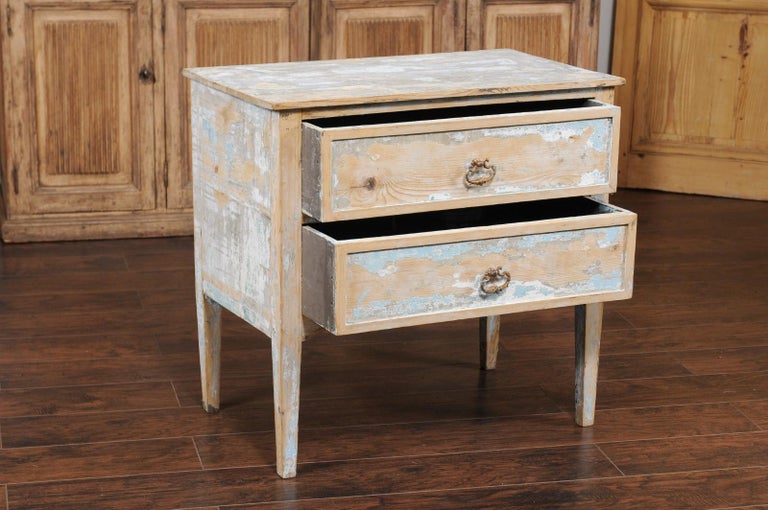 French 1900s Turn of the Century Two-Drawer Commode with ...