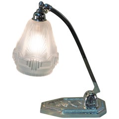 Antique French 1920s Art Deco Table or Desk Lamp
