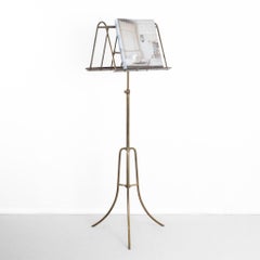French 1920's Brass Revolving Book / Music Stand