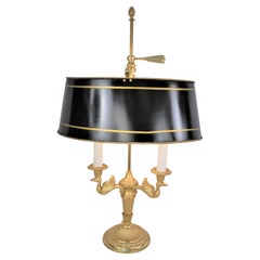 French 1920
s Bronze Bouillotte Desk Lamps French 1920
s Bronze Bouillotte Desk Lamps