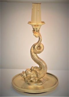 French 1920's Bronze Table Lamp