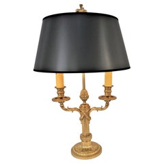 French 1920s Bronze Table Lamp