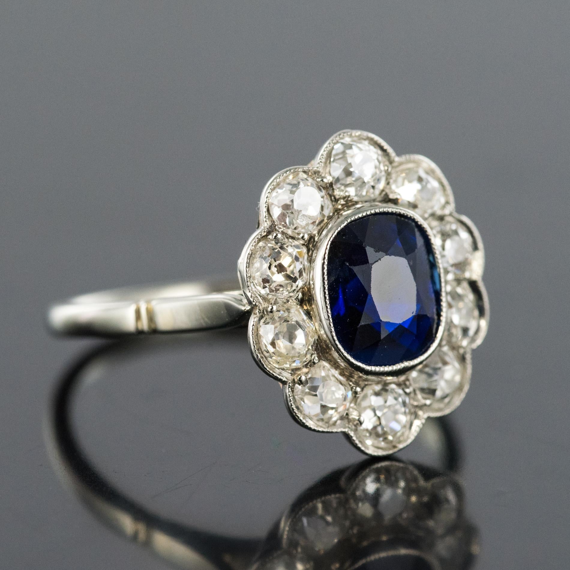 1920s sapphire ring