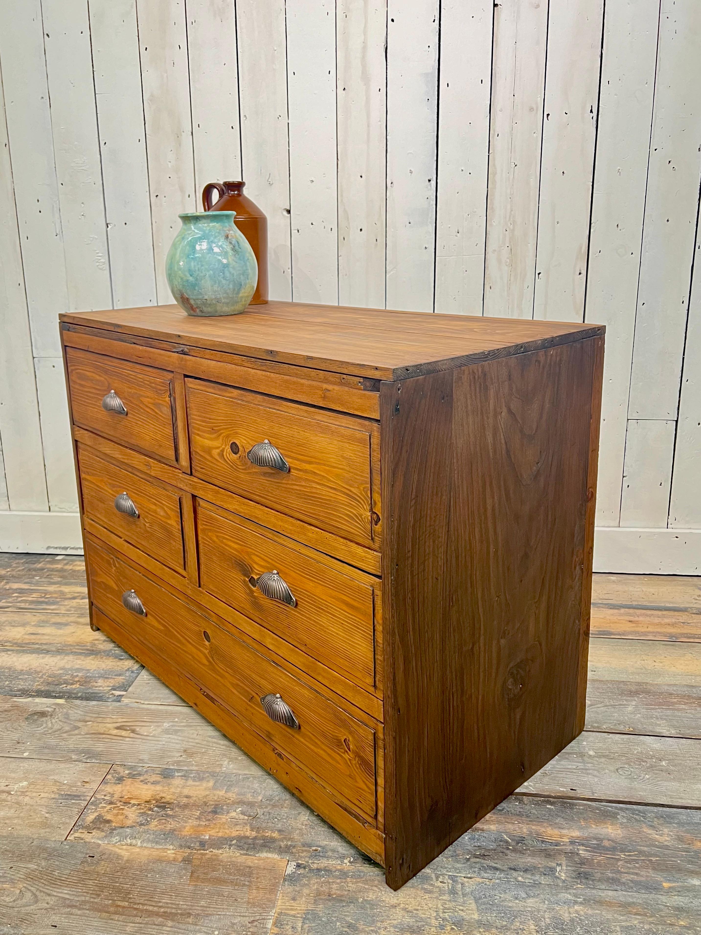 French 1920's Farmhouse Chest of Drawers/Dresser 1