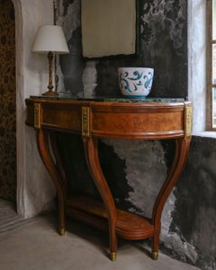 French 1920s Marble Console Table