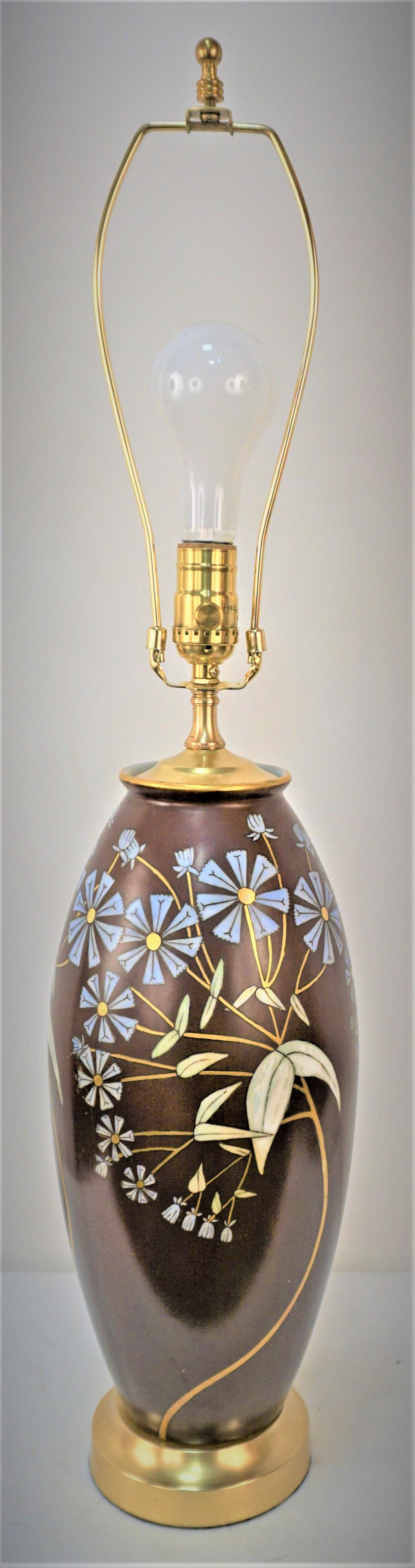 Art Deco French 1920s Sevre Porcelain Table Lamp