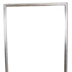 French 1920s Silver Leaf Bistro Mirror