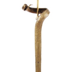 French 1920s Snake Floor Lamp