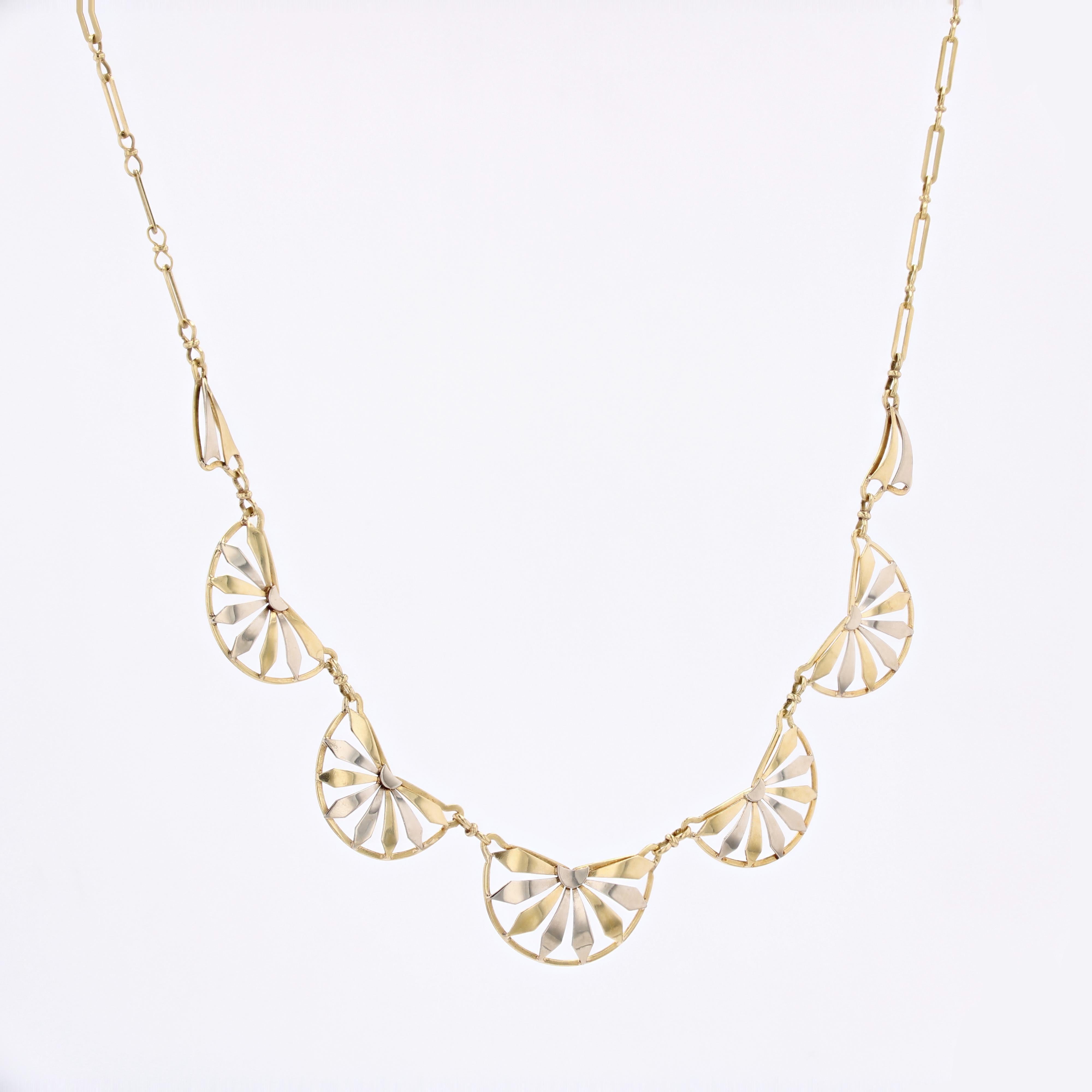 wall street web white necklace