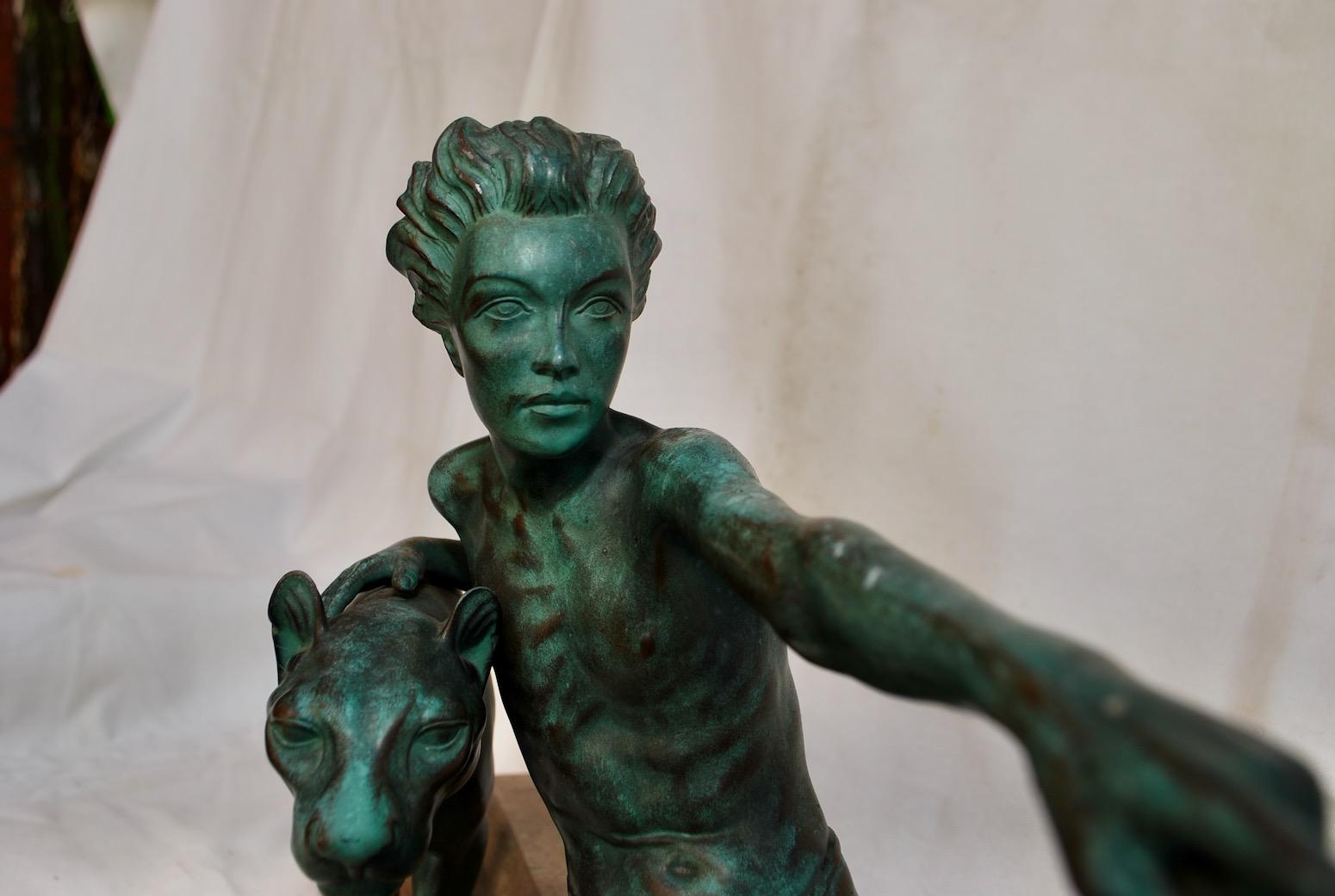 French  1930 Art Deco Bronze By Max Le Verrier 3