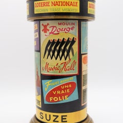 French 1930 Art Deco Parisian Moorish Kiosk Cigarette Dispenser Mechanical Box