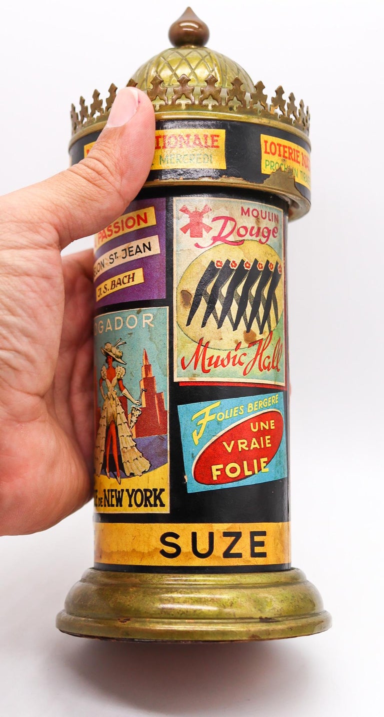 moor cigarette French 1930 Art Deco Parisian Moorish Kiosk Cigarette Dispenser Mechanical  Box at 1stDibs