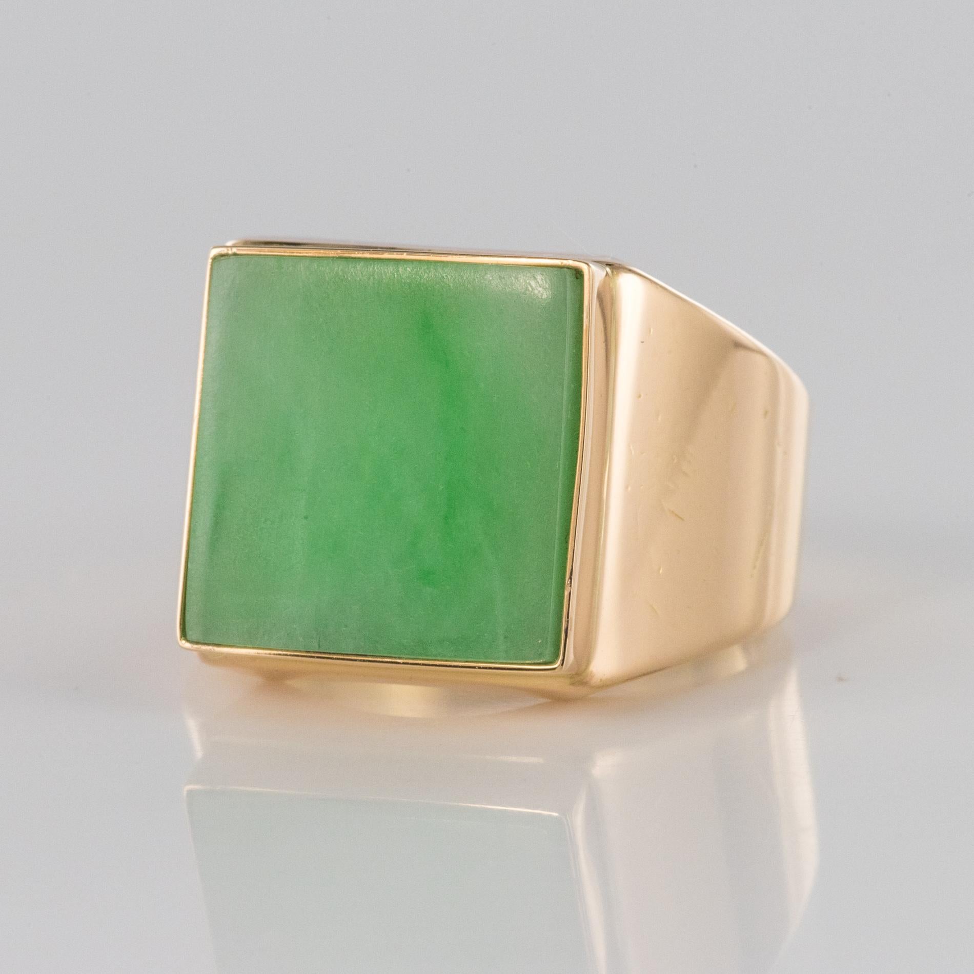 jade signet ring mens