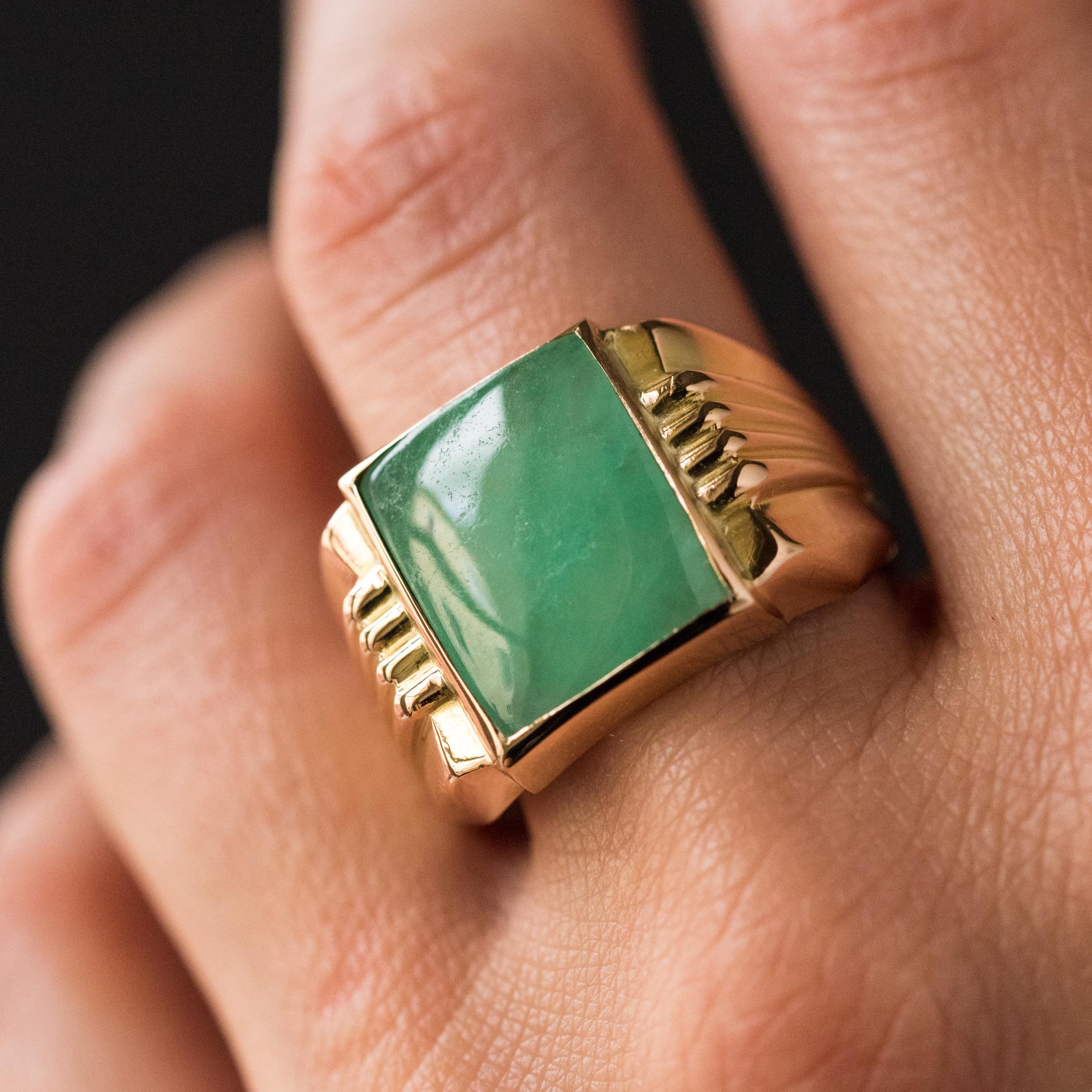 mens art deco rings
