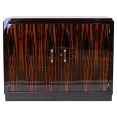 French 1930s Art Deco Sideboard with Macassar Veneer