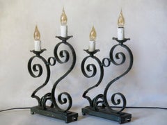 French 1930s Art Deco Table Lamps
