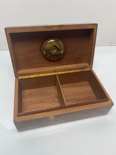 French 1930s Burlwood Clock Box