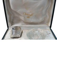 French 1930s CHRISTOFLE Silver Plated Juicer Set