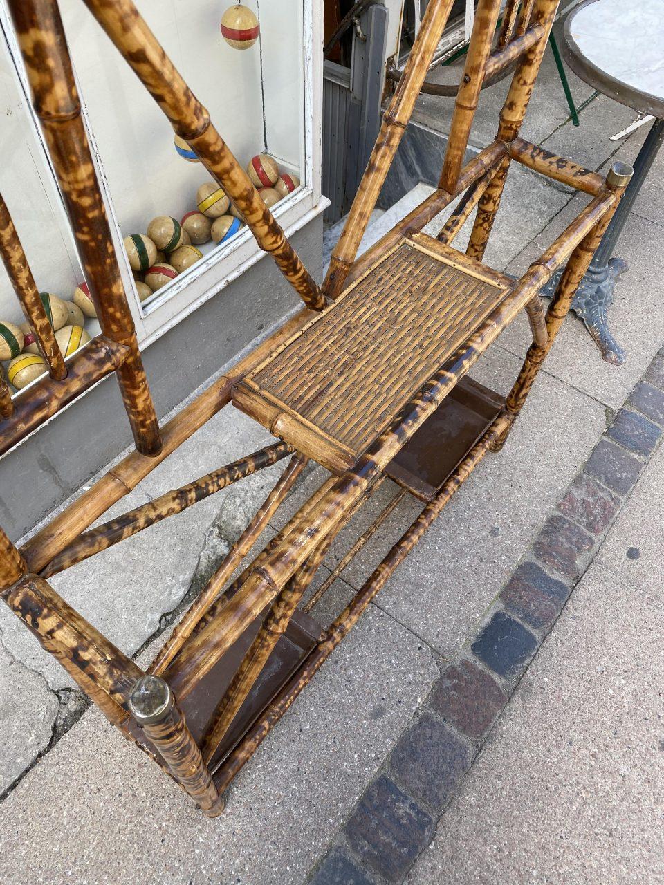 Wicker French 1930s Clothes Rack Stand