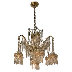French 1930's Crystal Chandelier