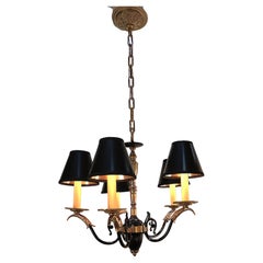 French 1930
s Empire Bronze Chandelier