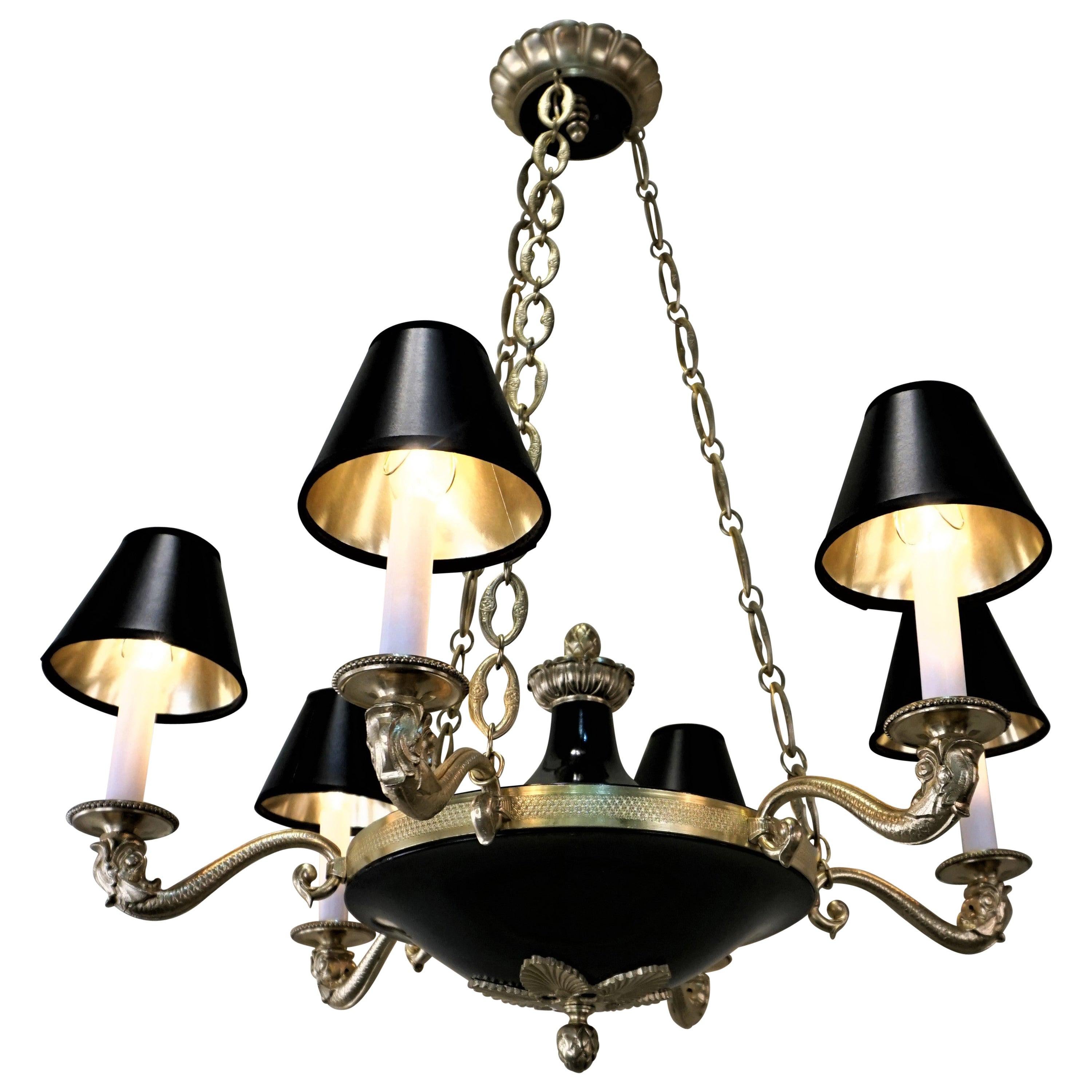 French 1930s Empire Chandelier