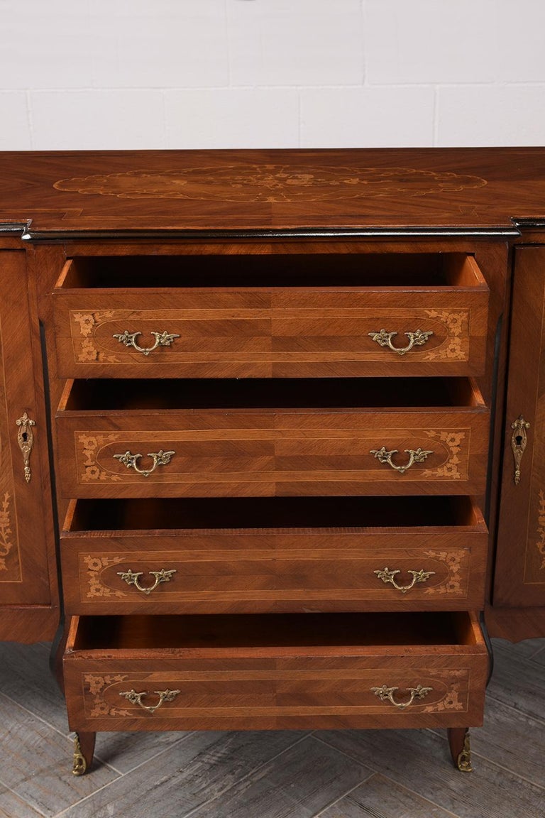 French 1930s Louis XV Style Marquetry Buffet For Sale at ... French 1930s Louis X