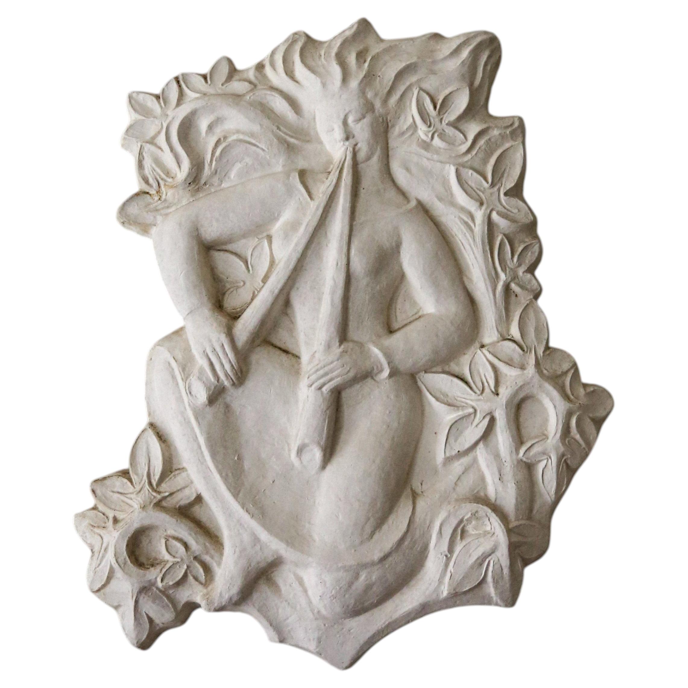 French 1930s Marble Torso Sculpture