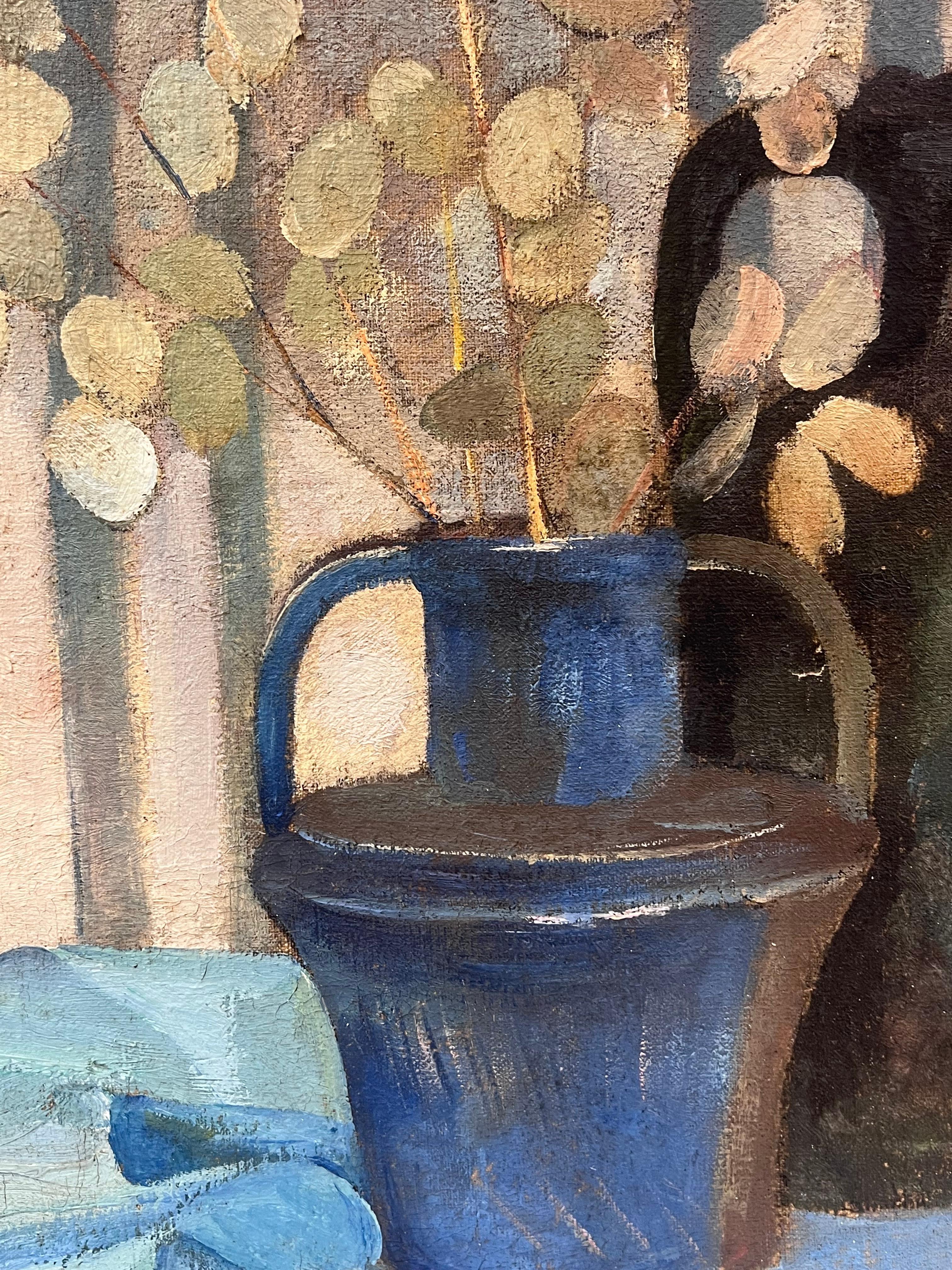 Lunaria - Planta de la honestidad
Escuela Francesa, época de los años 30
óleo sobre lienzo, sin enmarcar
lienzo: 18 x 15 pulgadas
Procedencia: colección privada, París
Estado: muy buen estado 

Las flores representadas en la imagen parecen ser