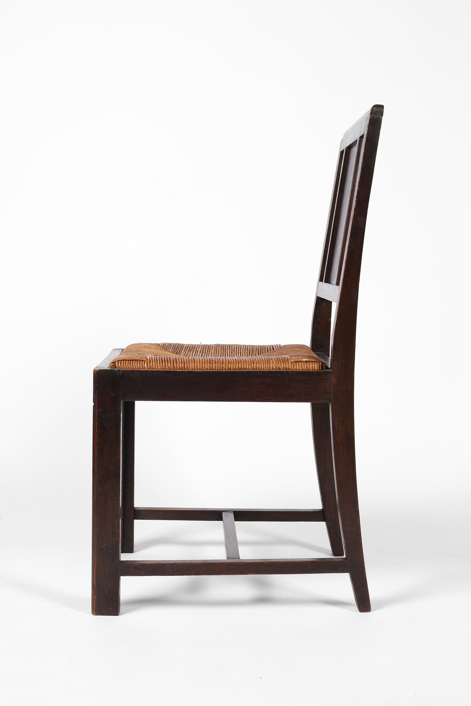 French 1930s Rare Modernist Francis Jourdain Attr. Dining Chairs Set For Sale 13