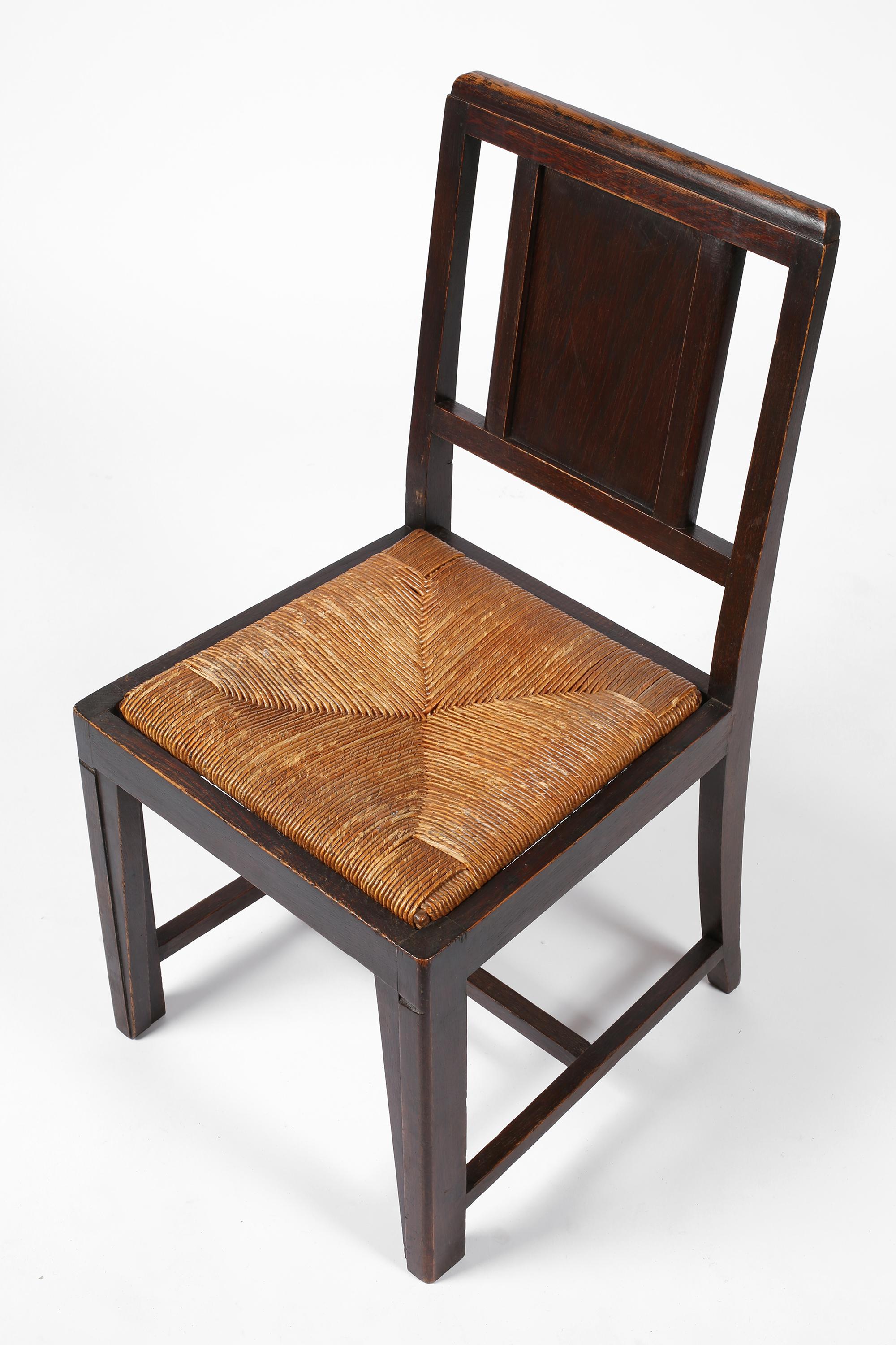 French 1930s Rare Modernist Francis Jourdain Attr. Dining Chairs Set For Sale 15
