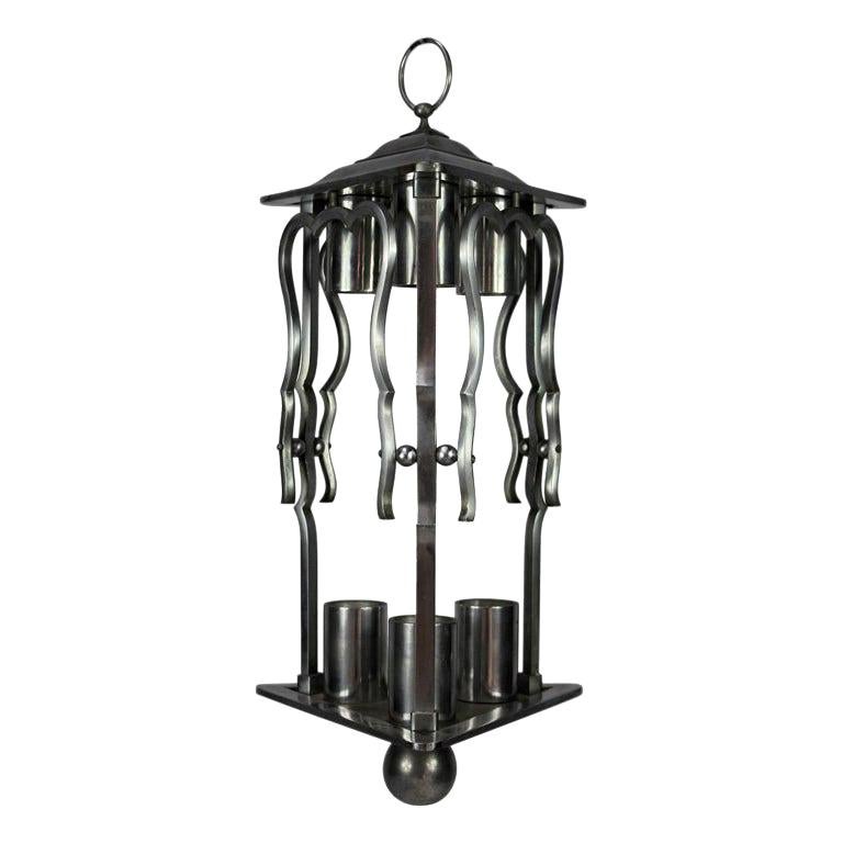 French 1930s Steel Lantern