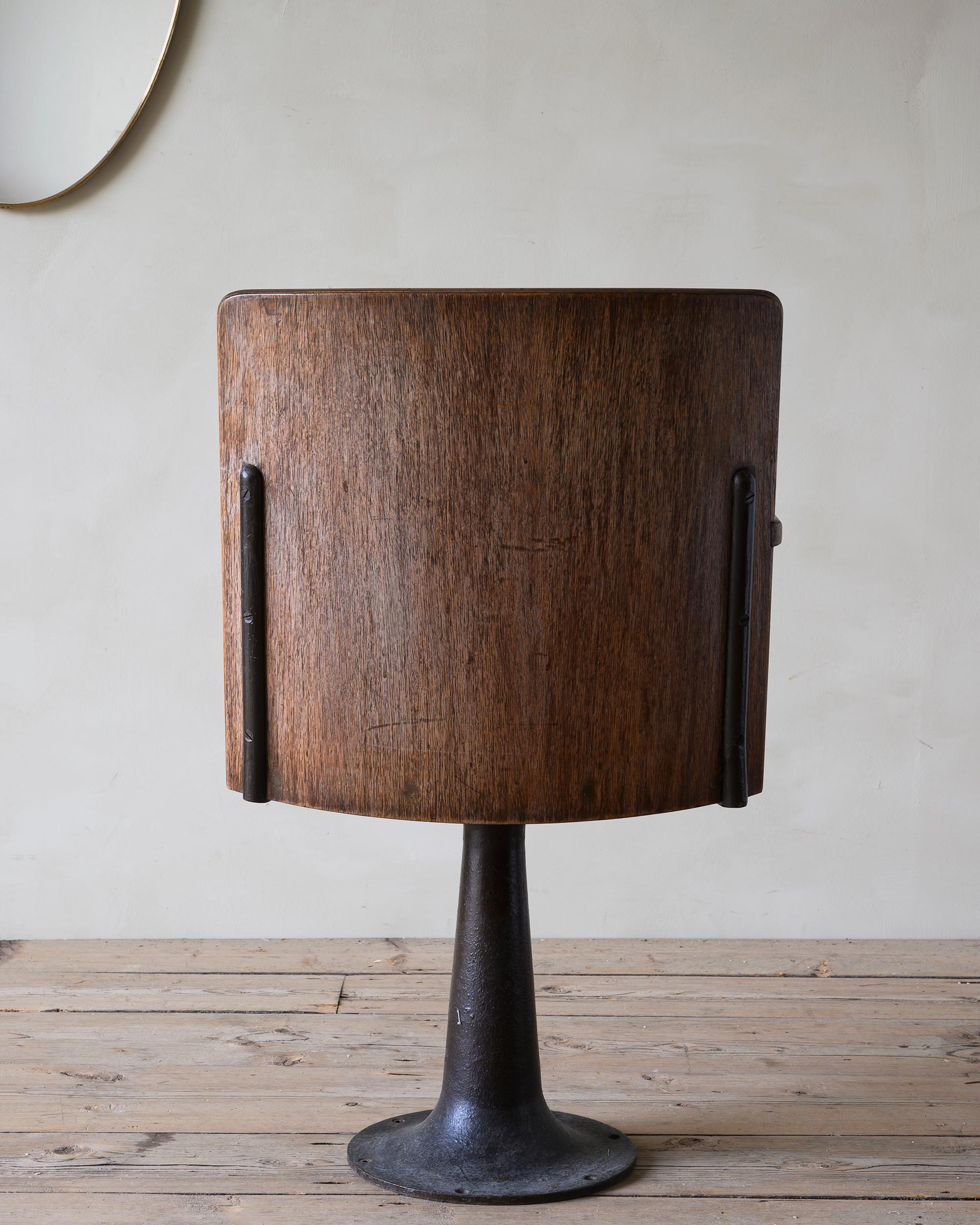 20th Century French 1930s University Chair