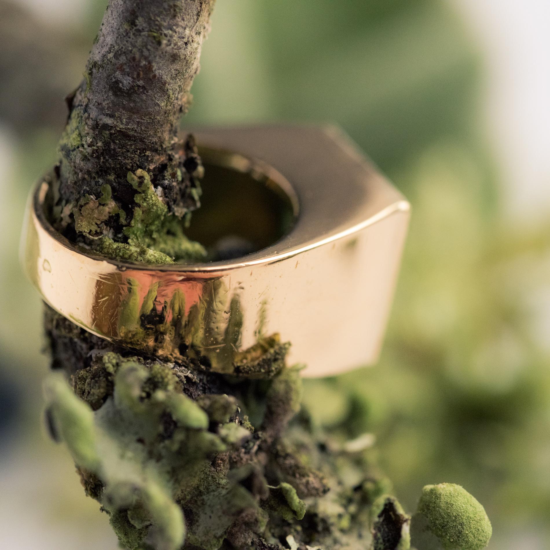 Bague sigillaire franaise en or jaune 18 carats avec tourmaline de 7,50 carats, annes 1935 en vente 5