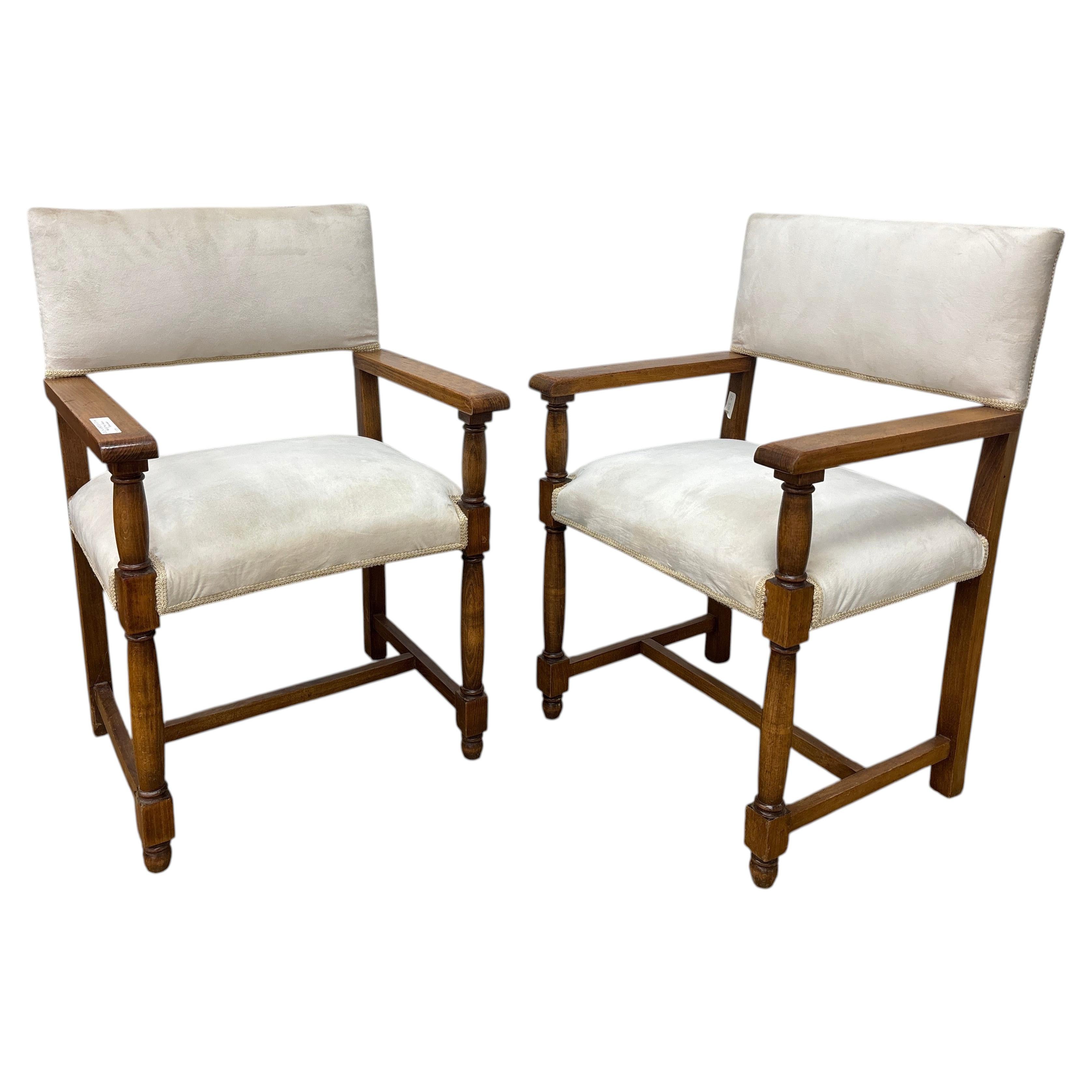 Paire de fauteuils français de 1940 en vente
